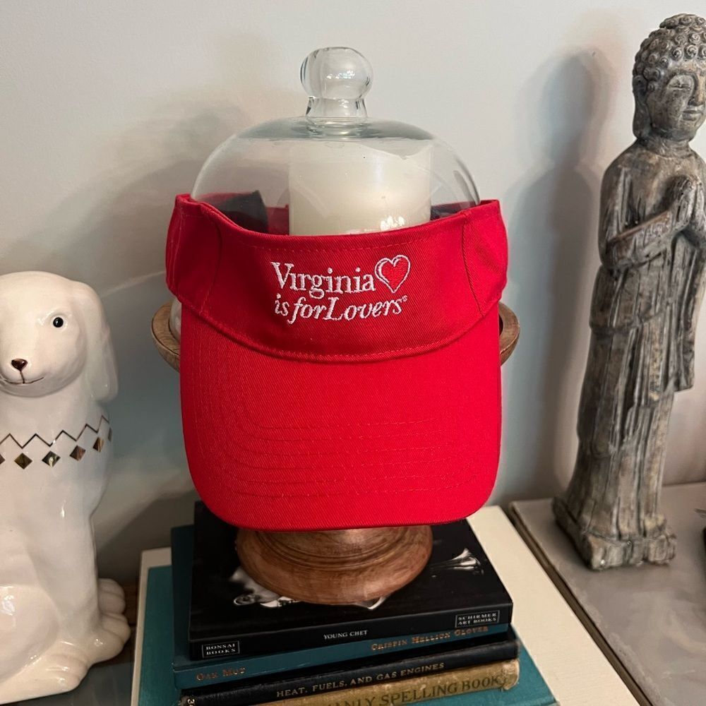 Vintage VIRGINIA IS FOR LOVERS‎ Visor Hat. Summer. Beach. Party.  Unisex.